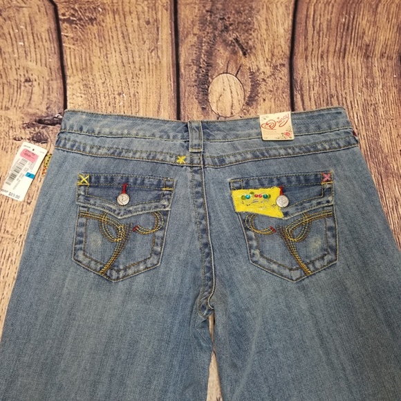 NWT Princy by Jessica Simpson Jeans Wide Leg Sz 9 - Picture 6 of 7